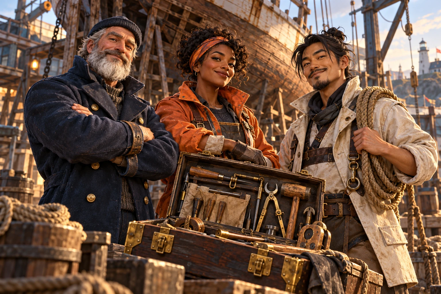 A CREW WITH <em>DIFFERENT INSTINCTS.</em>